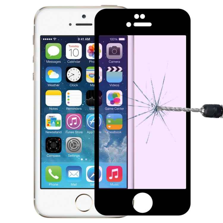 Anti-scratch 9H 10D Full Screen Purple-ray Tempered Glass Film for iPhone 6 & 6S