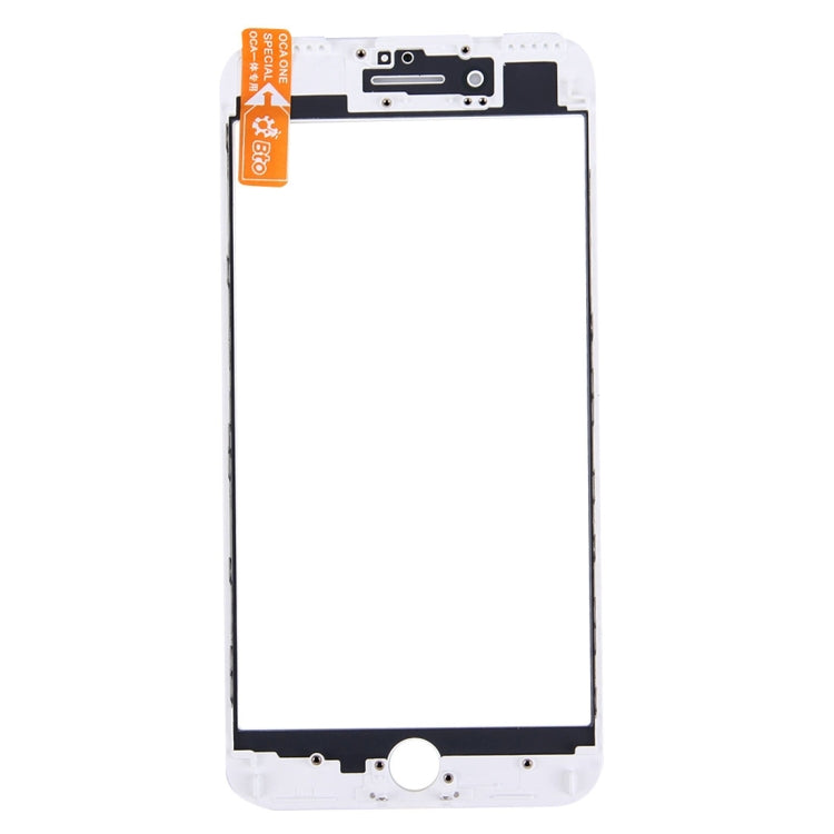 Front Screen Outer Glass Lens with Front LCD Screen Bezel Frame & OCA Optically Clear Adhesive for iPhone 6s Plus