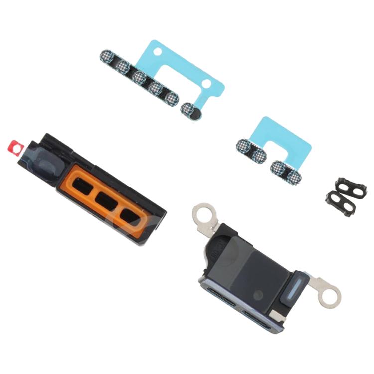 For iPhone 16 Pro Max 6 in 1 Speaker Dustproof Mesh Set, For iPhone 16 Pro Max