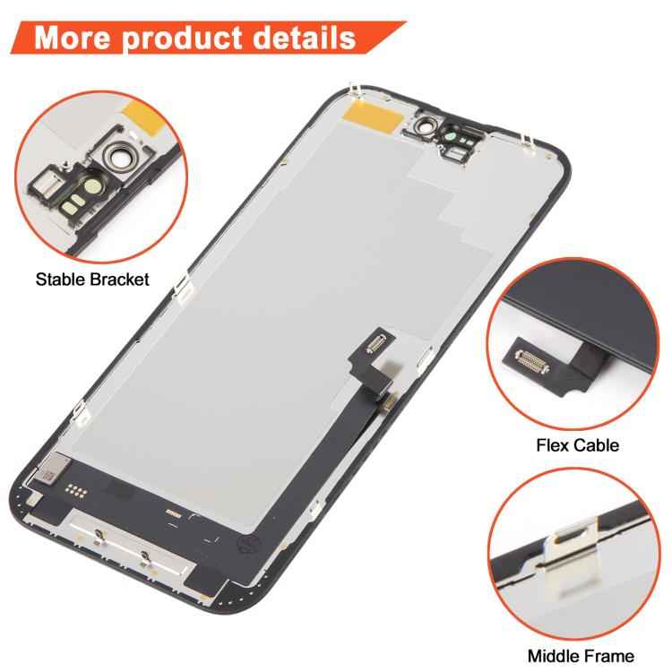 For iPhone 16 Plus DD Soft OLED Screen