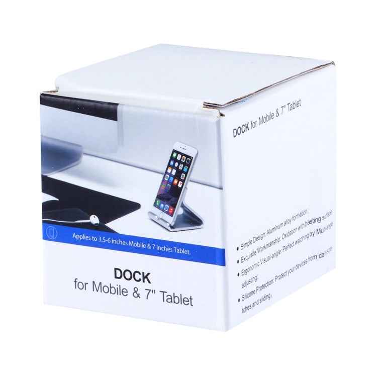 Exquisite Aluminium Alloy Desktop Holder Stand DOCK Cradle For iPhone, Galaxy, Huawei, Xiaomi, LG, HTC and 7 inch Tablet