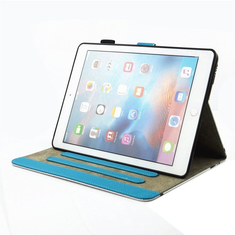For iPad 9.7 (2018) & iPad 9.7 inch 2017 / iPad Air / iPad Air 2 Universal Pattern Horizontal Flip Leather Protective Case with Holder & Card Slots & Sleep, IP7D0214A, IP7D0214B, IP7D0214C, IP7D0214D, IP7D0214E, IP7D0214F