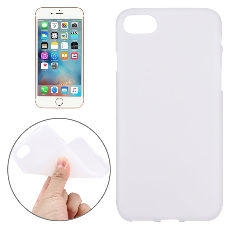 For iPhone 8 & 7 Solid Color TPU Protective Back Cover Case