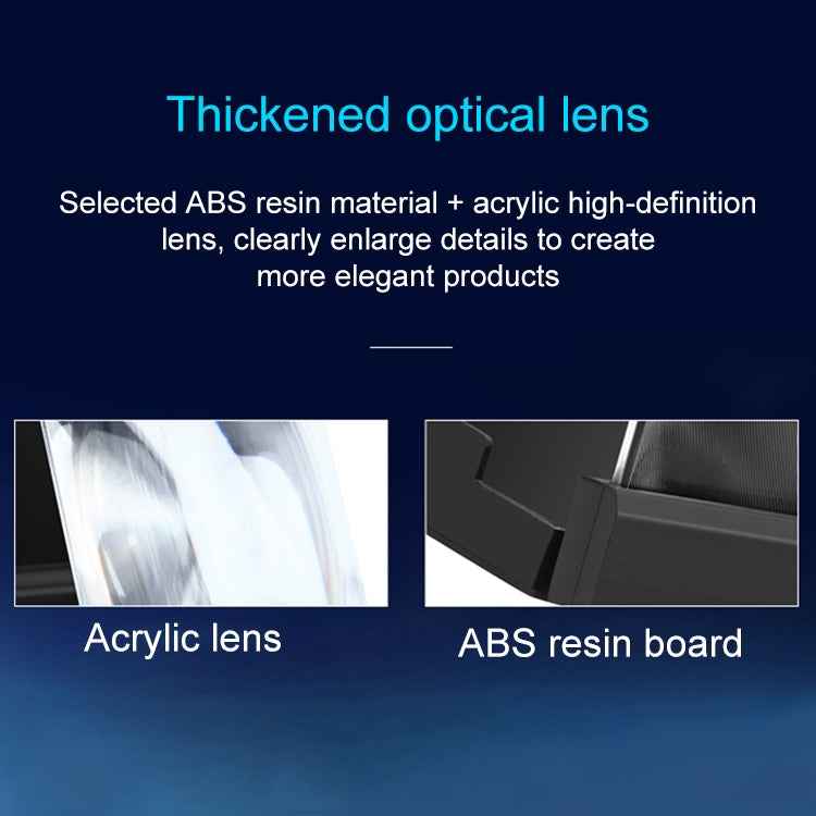 F18 12 inch Rotatable Folding Universal Mobile Phone Screen Amplifier HD Video Amplifier with Block Light Card, Book Shape Version