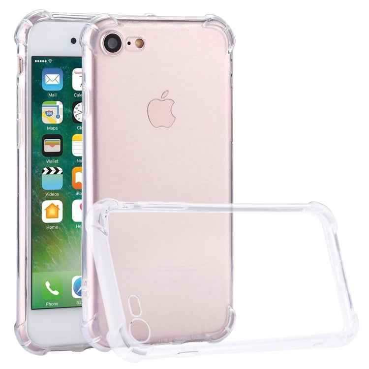 For iPhone 8 & 7 Shock-resistant Cushion TPU Protective Case