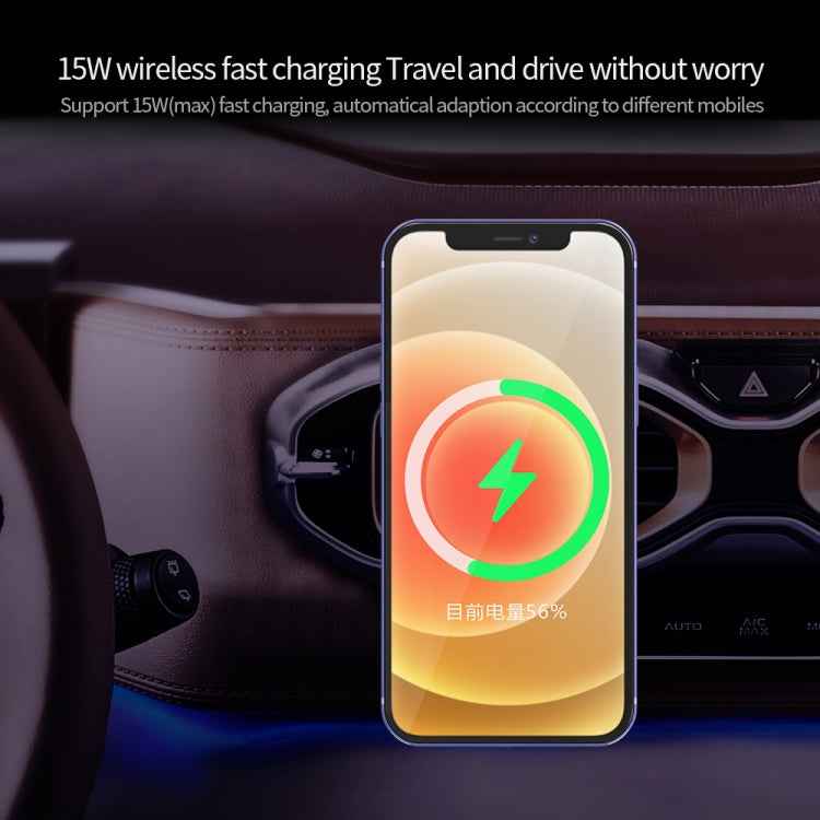 X16 Magsafe Car Air Outlet Vent Mount Clamp Holder 15W Fast Charging Qi Magnetic Wireless Charger