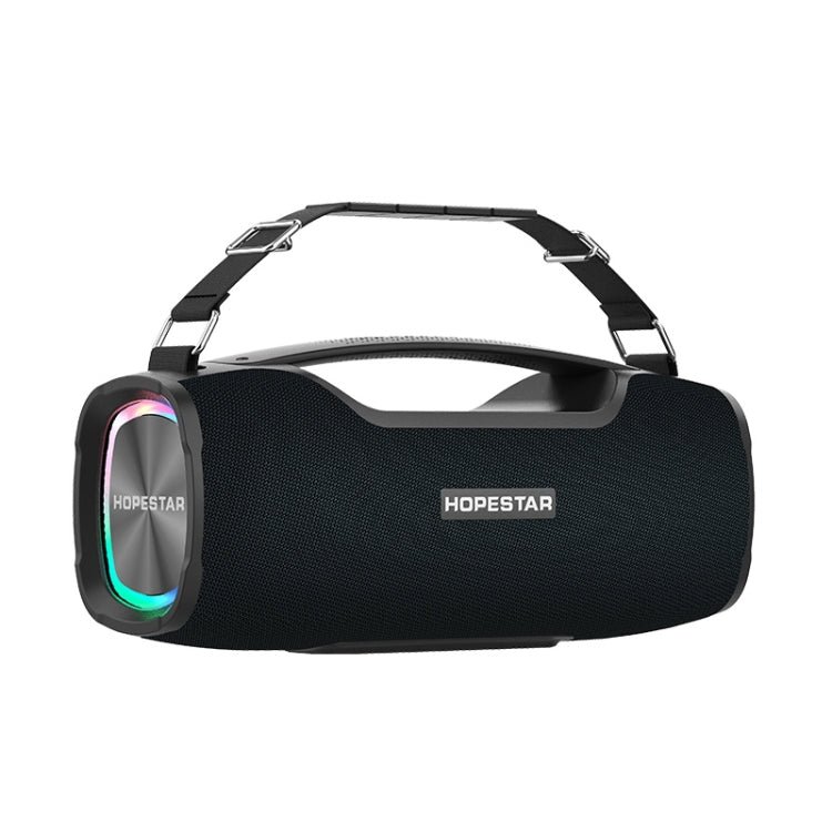 HOPESTAR A6X TWS Portable Outdoor Bluetooth Speaker with Colorful Music Lights, Support Power Bank & Hands-free Call & U Disk & TF Card & 3.5mm AUX, A6X Green, A6X Black