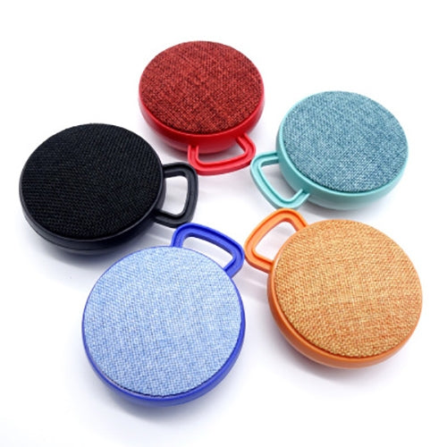 A01L Cloth Texture Round Portable Mini Bluetooth Speaker, Support Hands-free Call & TF Card, A01L Black, A01L Green, A01L Blue, A01L Red