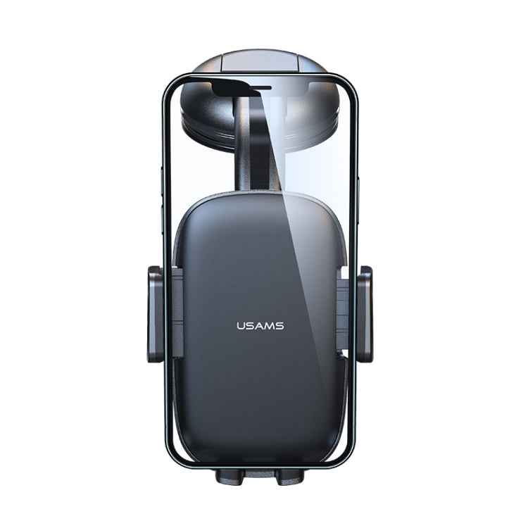 USAMS ZJ063 Car Center Console Retractable Phone Holder for 4.7-7.2 inch Mobile Phones