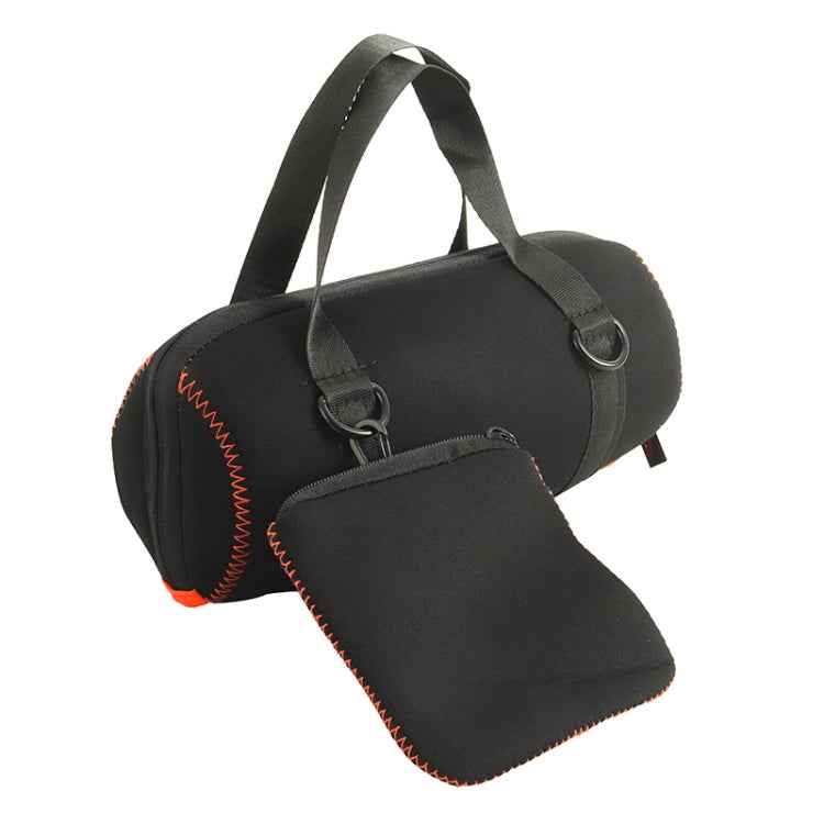 EVA Outdoor Portable Speaker Protective Cover with Shoulder Strap & Carabiner For JBL Charge 5