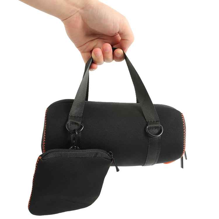 EVA Outdoor Portable Speaker Protective Cover with Shoulder Strap & Carabiner For JBL Charge 5