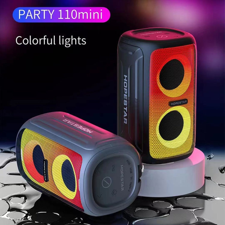 HOPESTAR Party 110 Mini Colorful Lights Wireless Bluetooth Speaker, Party 110 Mini (Grey), Party 110 Mini (Blue), Party 110 Mini (Black)