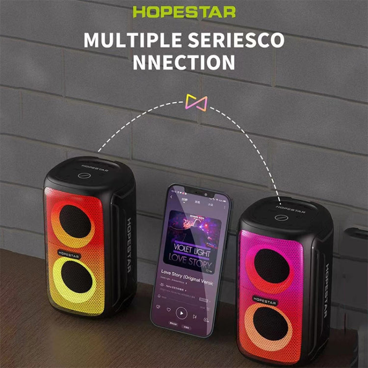 HOPESTAR Party 110 Mini Colorful Lights Wireless Bluetooth Speaker, Party 110 Mini (Grey), Party 110 Mini (Blue), Party 110 Mini (Black)