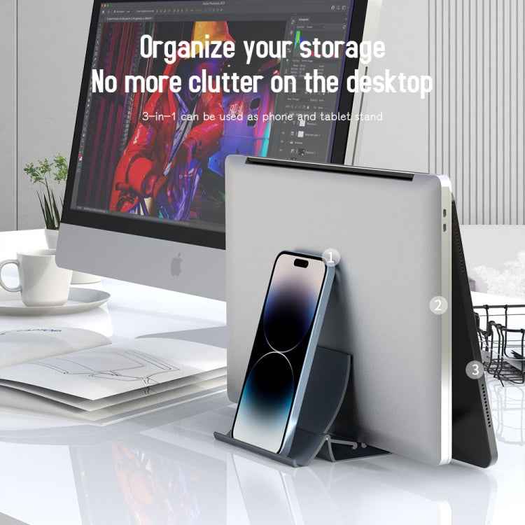 R-JUST BJ16 3 in 1 Multifunctional Gravity Storage Bracket Base