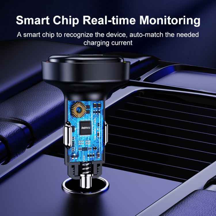 REMAX RCC330 Earl Series 3 in 1 Car 66W PD Fast Charger with Indicator Light, RCC330