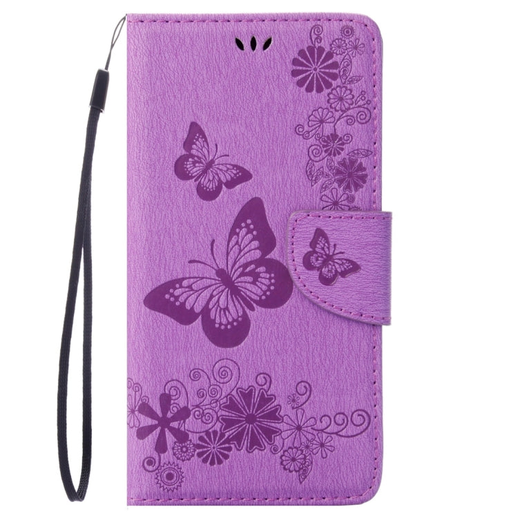 For iPhone 8 & 7 Pressed Flowers Butterfly Pattern Horizontal Flip Leather Case with Holder & Card Slots & Wallet