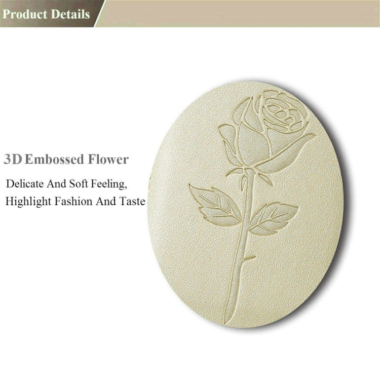 Fro iPhone 8 & 7 Roses Pressed Flowers Pattern Flip Leather Case with Holder & Card Slots & Wallet