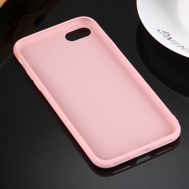 For iPhone 8 & 7 Solid Color TPU Protective Case Without Round Hole