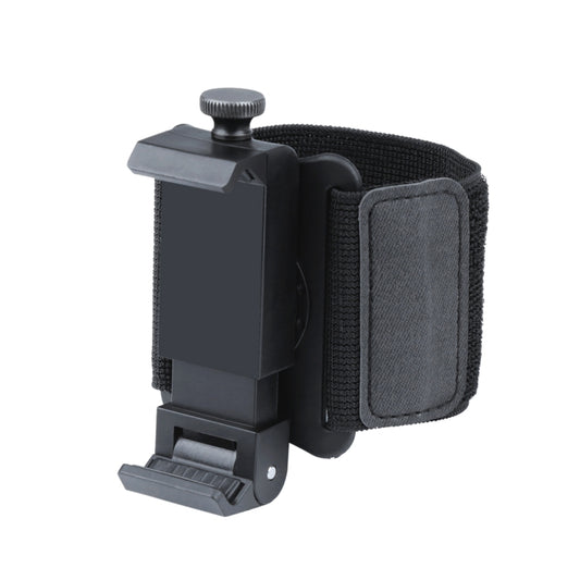 Bracelet élastique avec support de téléphone mains libres, longueur du bracelet : 24 cm, longueur du bracelet : 24 cm