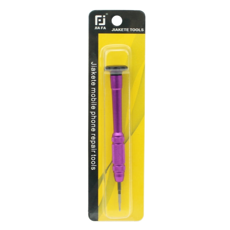 JIAFA JF-609-0.6Y Tri-point 0.6 Repair Screwdriver for iPhone X/ 8/ 8P/ 7/ 7P & Apple Watch, Tri-point 0.6 Magenta, Tri-point 0.6 Gold, Tri-point 0.6 Green, Tri-point 0.6 Blue