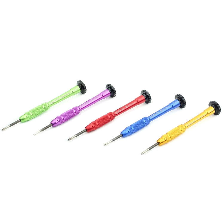 JIAFA JF-609-0.6Y Tri-point 0.6 Repair Screwdriver for iPhone X/ 8/ 8P/ 7/ 7P & Apple Watch, Tri-point 0.6 Magenta, Tri-point 0.6 Gold, Tri-point 0.6 Green, Tri-point 0.6 Blue