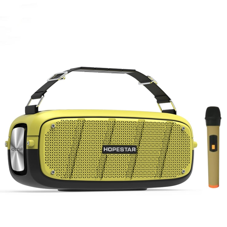 HOPESTAR A20 Pro TWS Portable Outdoor Waterproof Subwoofer Bluetooth Speaker with Microphone, Support Power Bank & Hands-free Call & U Disk & TF Card & 3.5mm AUX