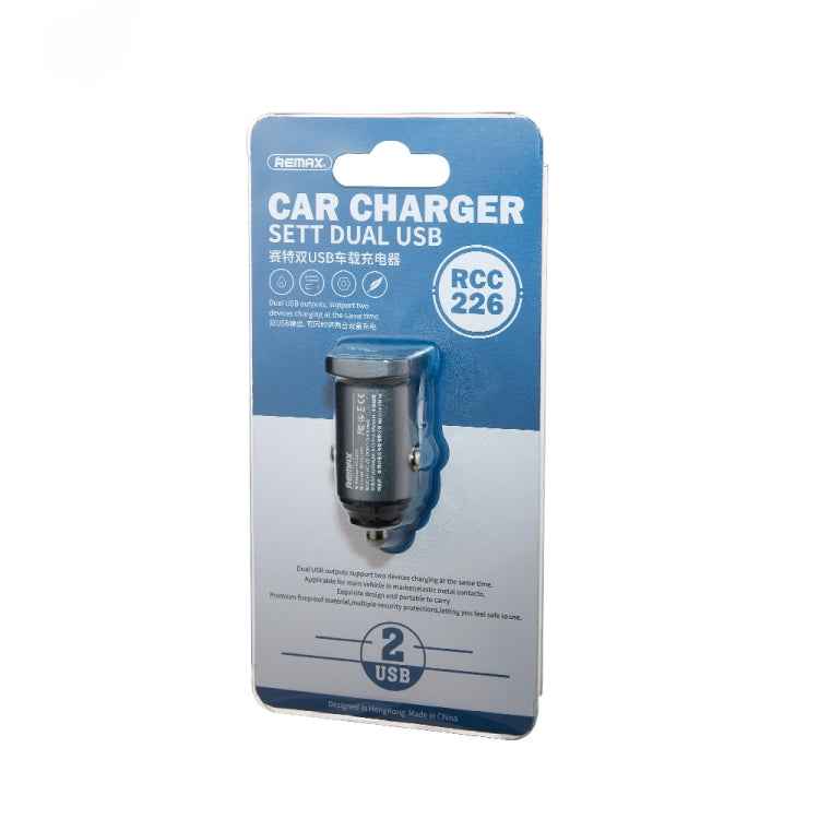 REMAX RCC226 SETT 2.4A Dual USB Interface Intelligent Car Charger