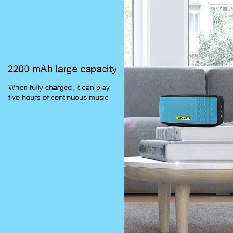 awei Y210 Portable Wireless Bluetooth Speaker V4.2 with Enhanced Bass, Support NFC / TF Card / AUX, Y210