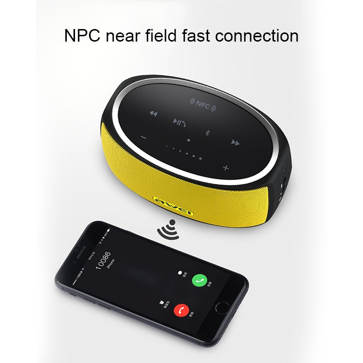 awei Y210 Portable Wireless Bluetooth Speaker V4.2 with Enhanced Bass, Support NFC / TF Card / AUX, Y210