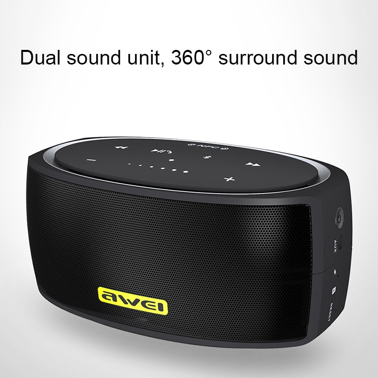 awei Y210 Portable Wireless Bluetooth Speaker V4.2 with Enhanced Bass, Support NFC / TF Card / AUX