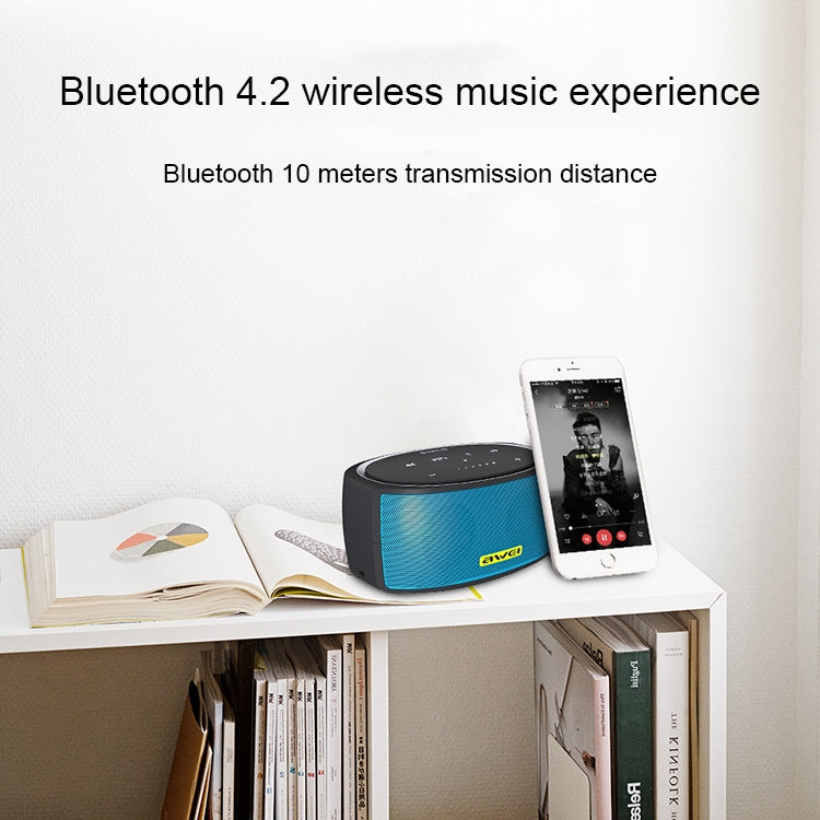 awei Y210 Portable Wireless Bluetooth Speaker V4.2 with Enhanced Bass, Support NFC / TF Card / AUX, Y210