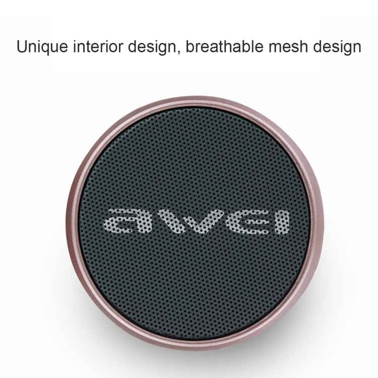 awei Y500 Mini Portable Wireless Bluetooth Speaker with 3D Stereo, Built-in Mic, Support TF Card / AUX, Y500