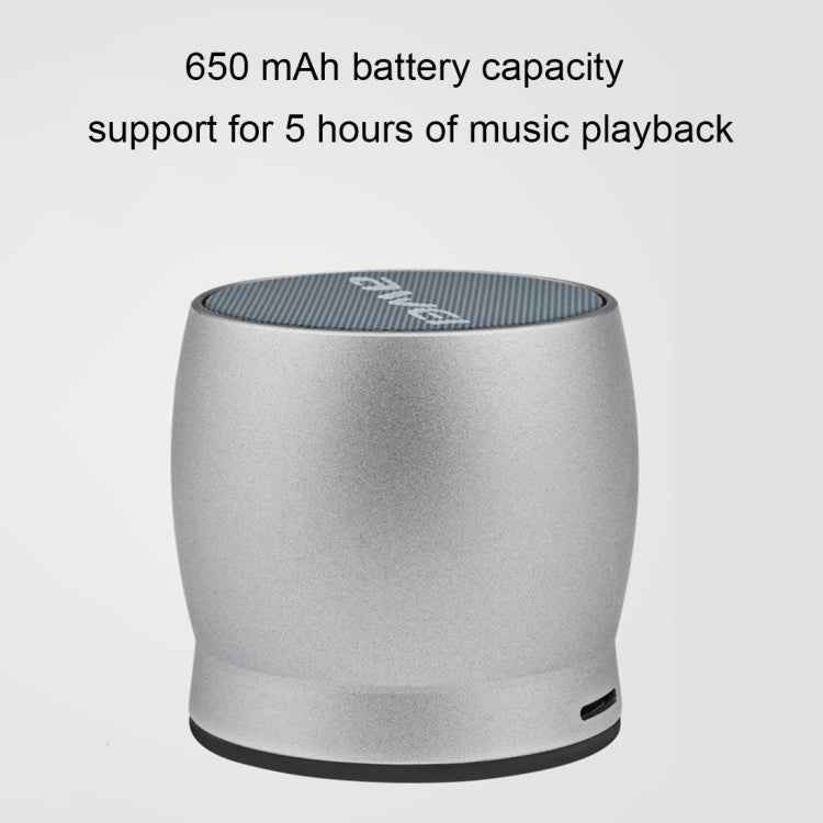 awei Y500 Mini Portable Wireless Bluetooth Speaker with 3D Stereo, Built-in Mic, Support TF Card / AUX, Y500