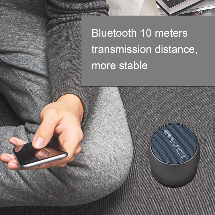 awei Y500 Mini Portable Wireless Bluetooth Speaker with 3D Stereo, Built-in Mic, Support TF Card / AUX, Y500