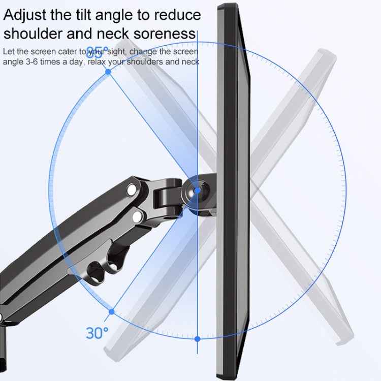 NB H180 Column Type Dual-screen Monitor Holder Desktop Rotating Lifting Computer Monitor Base Hanger