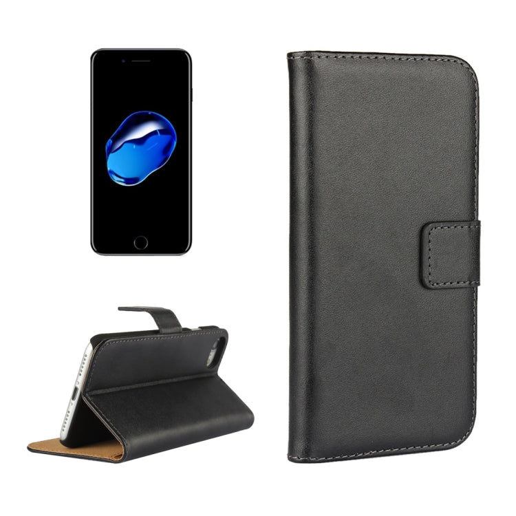 For iPhone 8 & 7 Genuine Split Horizontal Flip Leather Case with Holder & Card Slots & Wallet