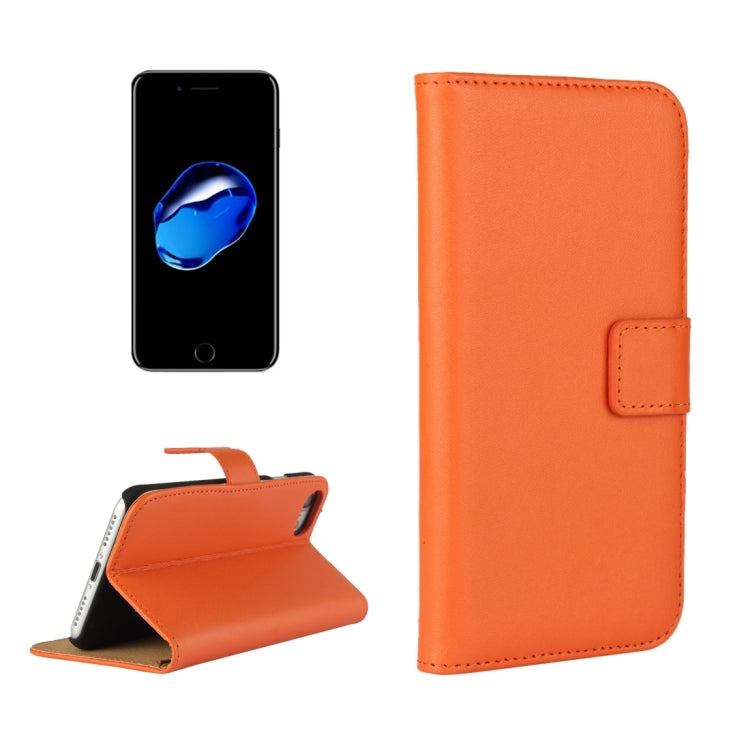 For iPhone 8 & 7 Genuine Split Horizontal Flip Leather Case with Holder & Card Slots & Wallet