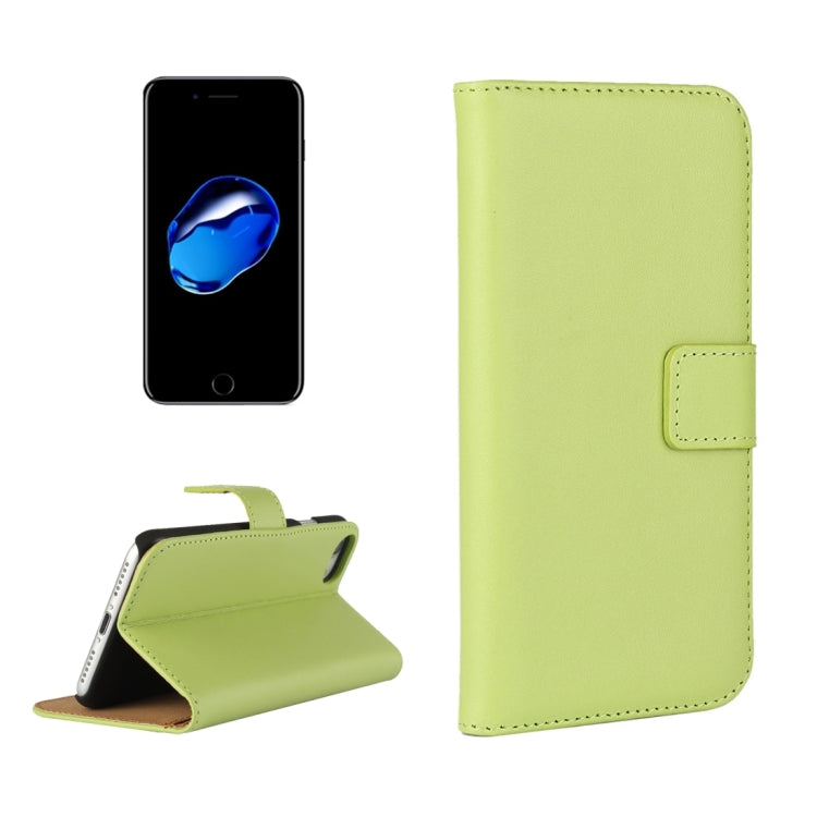For iPhone 8 & 7 Genuine Split Horizontal Flip Leather Case with Holder & Card Slots & Wallet