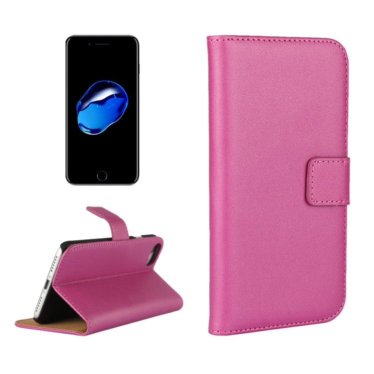 For iPhone 8 & 7 Genuine Split Horizontal Flip Leather Case with Holder & Card Slots & Wallet