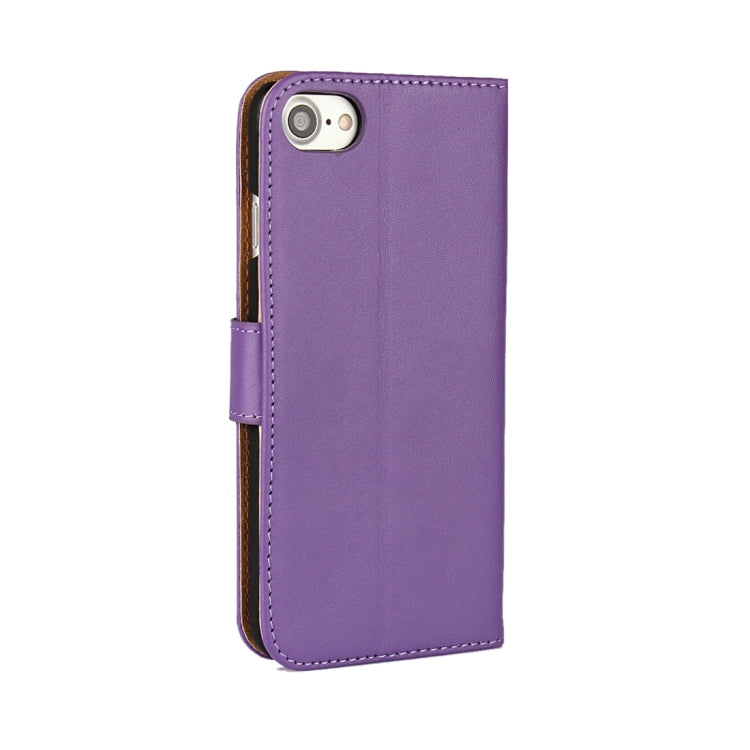 For iPhone 8 & 7 Genuine Split Horizontal Flip Leather Case with Holder & Card Slots & Wallet
