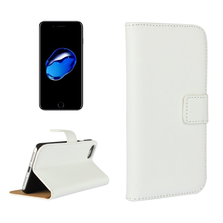 For iPhone 8 & 7 Genuine Split Horizontal Flip Leather Case with Holder & Card Slots & Wallet