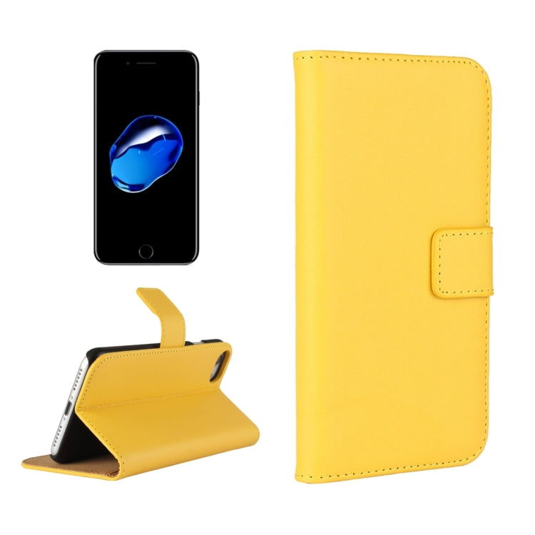 For iPhone 8 & 7 Genuine Split Horizontal Flip Leather Case with Holder & Card Slots & Wallet