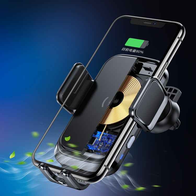 X7 Car Wireless Charging Mobile Phone Gravity Bracket Holder Suction Cup Bracket