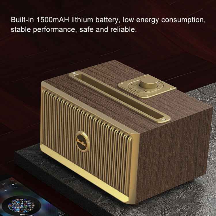 Oneder V6 Portable Wireless Bluetooth Speaker, Support Hands-free & FM & TF Card & AUX & USB Drive