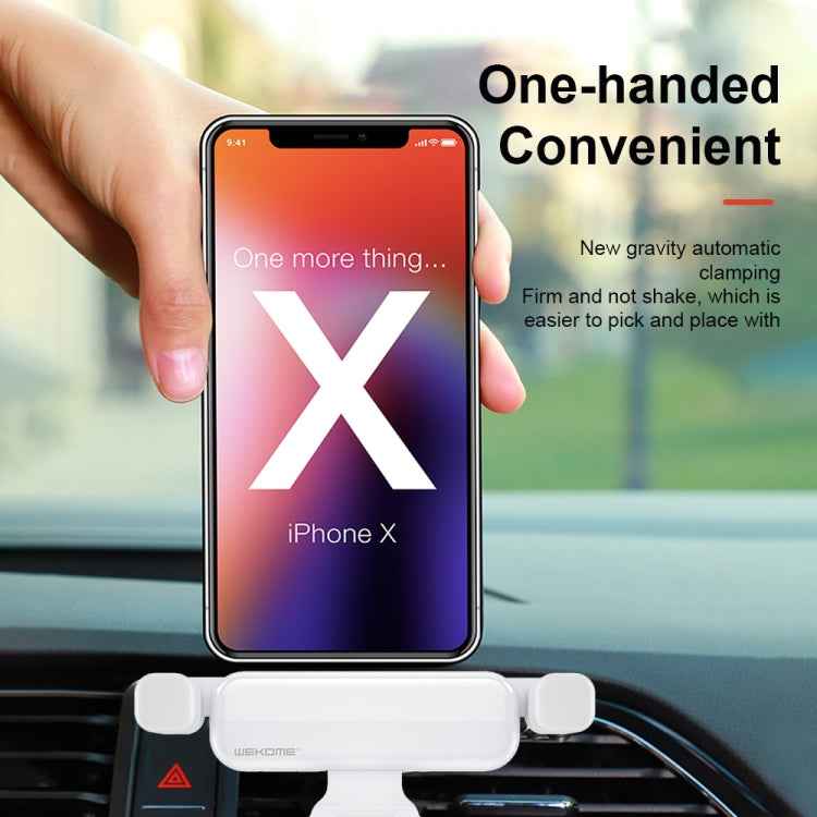 WK WA-S41 iDeal Series Car Gravity Bracket Car Air Outlet FoldingMobile Phone Holder Bracket