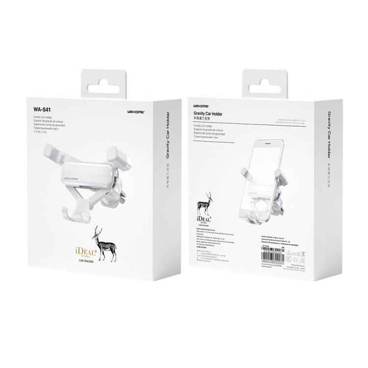 WK WA-S41 iDeal Series Car Gravity Bracket Car Air Outlet FoldingMobile Phone Holder Bracket