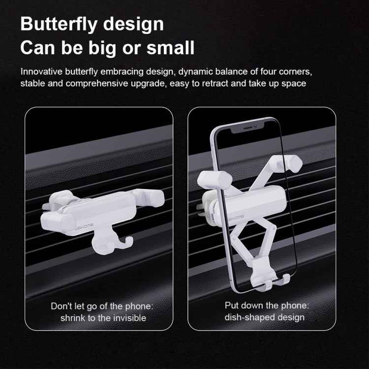 WK WA-S41 iDeal Series Car Gravity Bracket Car Air Outlet FoldingMobile Phone Holder Bracket