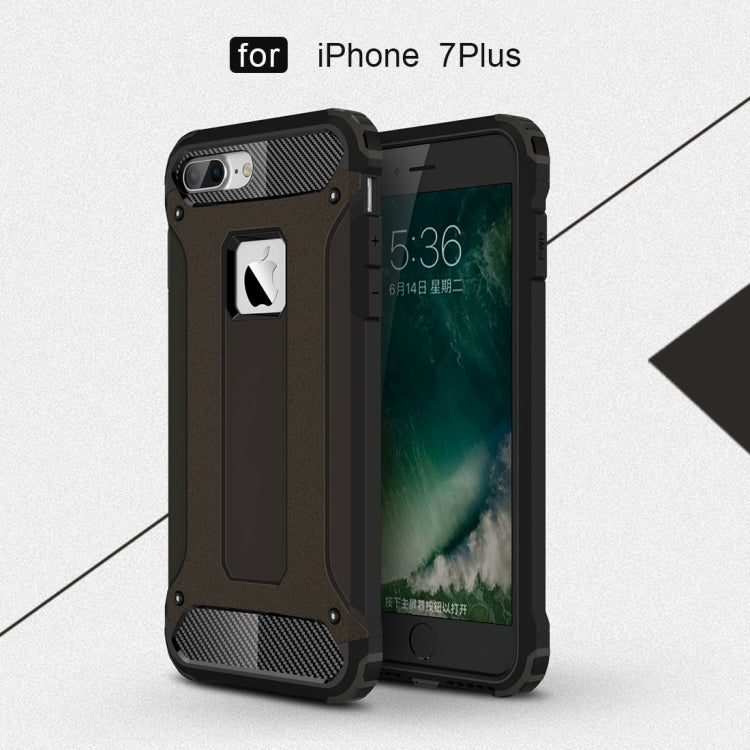 For iPhone 8 Plus & 7 Plus Tough Armor TPU + PC Combination Case, For iPhone 7 Plus