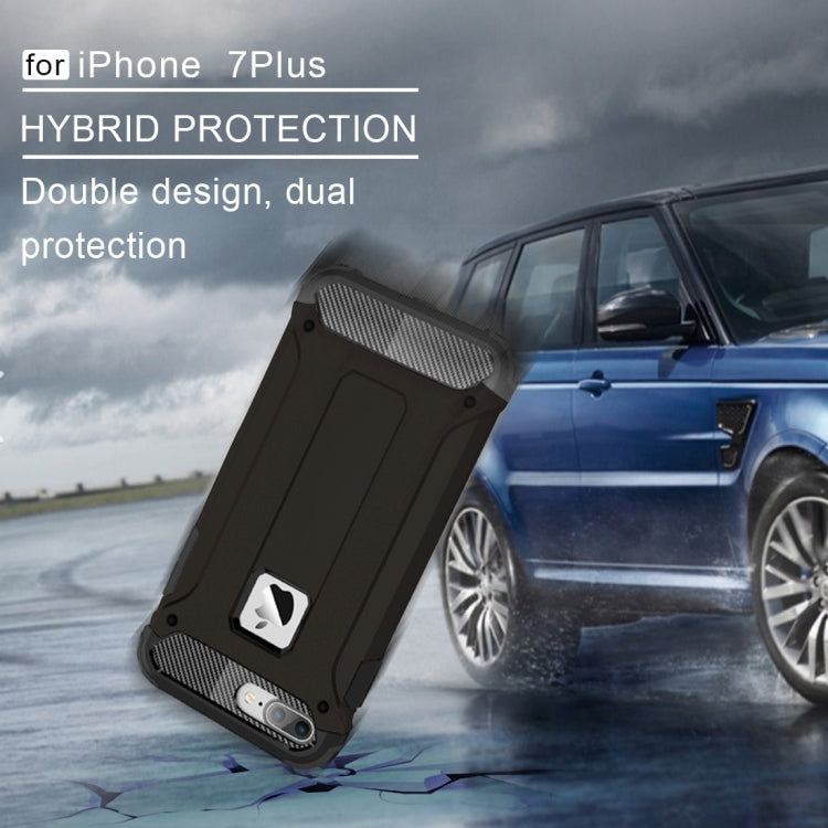 For iPhone 8 Plus & 7 Plus Tough Armor TPU + PC Combination Case, For iPhone 7 Plus
