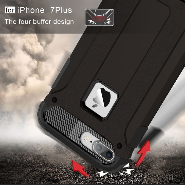 For iPhone 8 Plus & 7 Plus Tough Armor TPU + PC Combination Case, For iPhone 7 Plus
